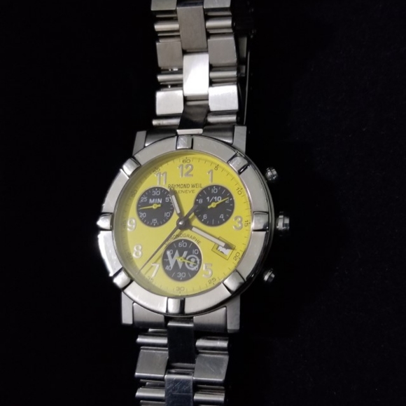 RAYMOND WEIL W1 Chronograph Date Yellow Dial watch